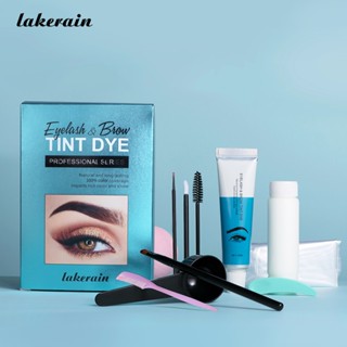  Lakerain 4 Màu Lông Mi Lông Mày Râu ria mép Thuốc Nhuộm Tóc Dán Tint Bộ Mascara Vĩnh Viễn Chuyên Nghiệp Màu Lông Mày & Lông Mi Nhuộm Lược Bộ Bàn Chải 