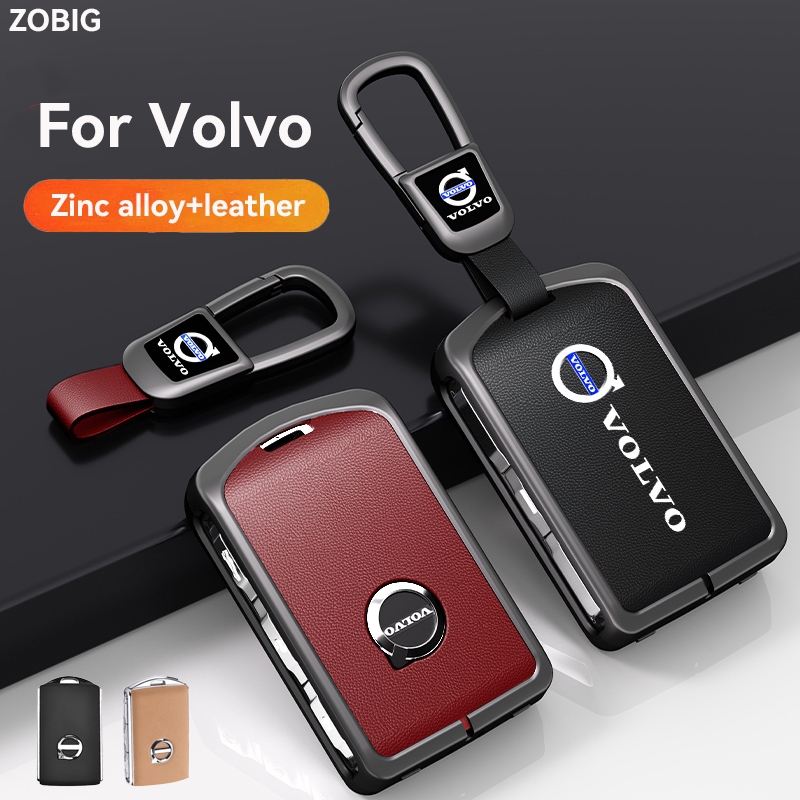 ZOBIG kim loại với Volvo Key Fob Cover Key Fob Case cho Volvo 2017-2025 XC90 XC60 XC40 S90 V90 S60 V