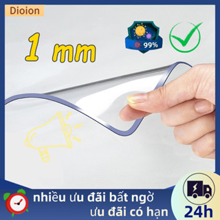 Tấm kính nhựa dẻo trải bàn trong suốt chống thấm nước dày 1mm