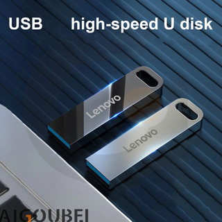 Cá Tính Lenovo Kinh Doanh Kim Loại Ngón Tay Cái Ổ Đĩa Cứng USB 2.0 Lưu Trữ Dữ Liệu Ổ Đĩa Flash 1GB 2GB 4GB 8GB 16GB 32GB 64GB 128GB 2TB Bút Ổ Cứng Cắm Và Chạy
