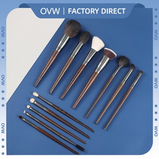 OVW Bàn chải trang điểm Kem che khuyết điểm bột tự nhiên Bút kẻ mắt Pha trộn Bộ cọ nổi bật