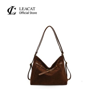 Leacat Đơn giản sức chứa lớn thắt lưng trang trí túi đeo chéo vai đơn giản dành cho nữ ba lô túi tote