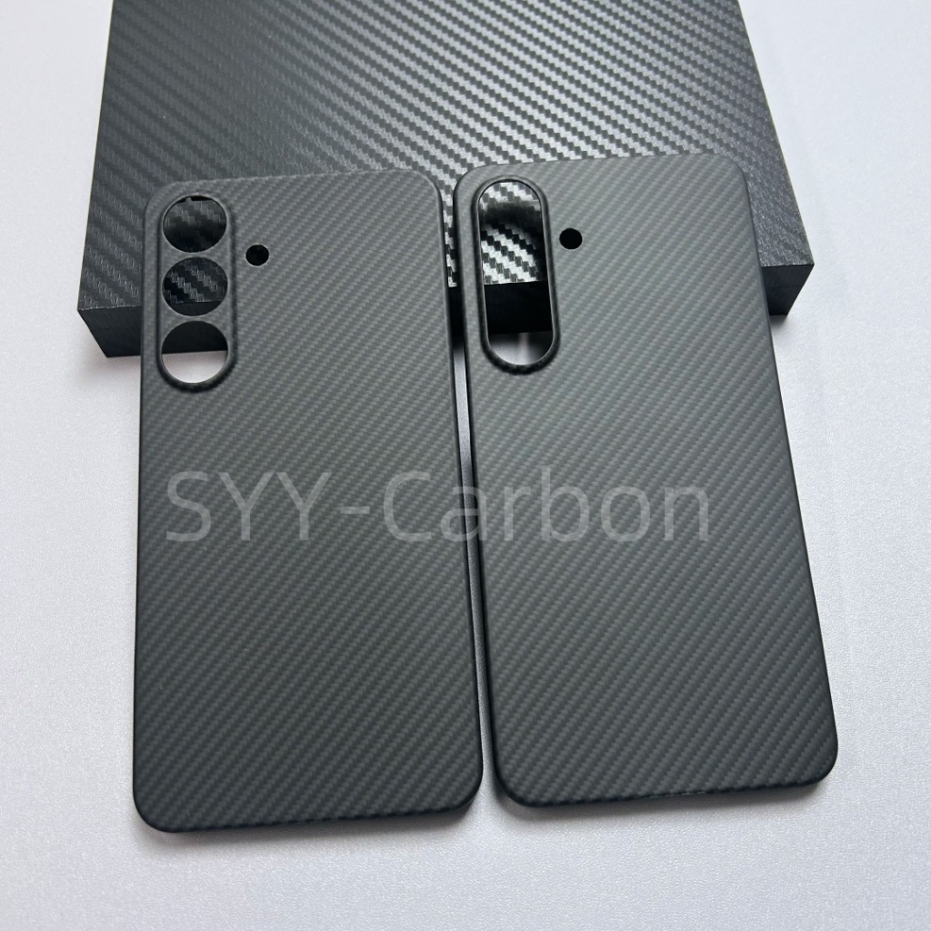 Ốp Lưng Carbon Thật Cho Samsung galaxy S25 / s25 Plus Kevlar, Ốp Bảo Vệ Siêu Mỏng Bằng Sợi Carbon 60