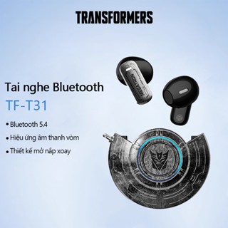 Tai Nghe Bluetooth Transformers TF-T31 HD Voice Cảm ứng Thông Minh Tuổi Thọ Pin Dài Độ Trễ Thấp Âm Thanh Vòm Bluetooth 5.4