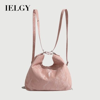 IELGY Nữ Dung Tích Lớn Đi Lại Đeo Vai Túi Tote Dây Xích Có Thể Được Sử Dụng Làm Ba Lô Học Sinh