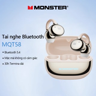 Tai nghe không dây Monster MQT58 Giảm tiếng ồn Chất lượng âm thanh nổi Tuổi thọ pin dài Bluetooth 5.4