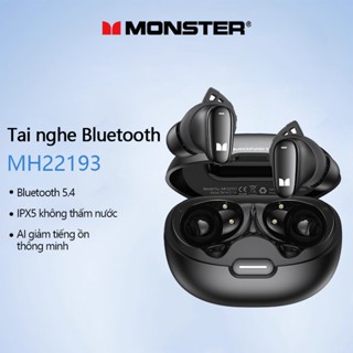 Tai nghe Bluetooth Monster MH22193 Giảm tiếng ồn Tuổi thọ cao Chống nước Chất lượng âm thanh HIFI