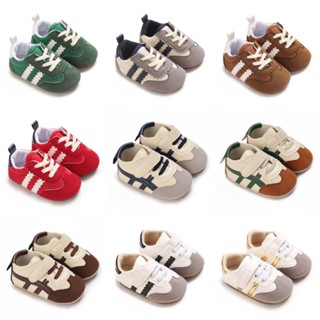 Vải Mới Giày Thể Thao Cho Bé Sơ Sinh Bé Trai Và Bé Gái Bước Đầu Tiên Giày Đi Bộ Cho Bé Đế Mềm Chống Trơn Trượt Giày 0-1 Tuổi