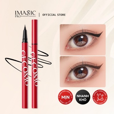 Bút kẻ mắt siêu mịn IMAGIC Bút kẻ mắt phác thảo khô nhanh chóng lâu trôi Smoothly 0.6ML