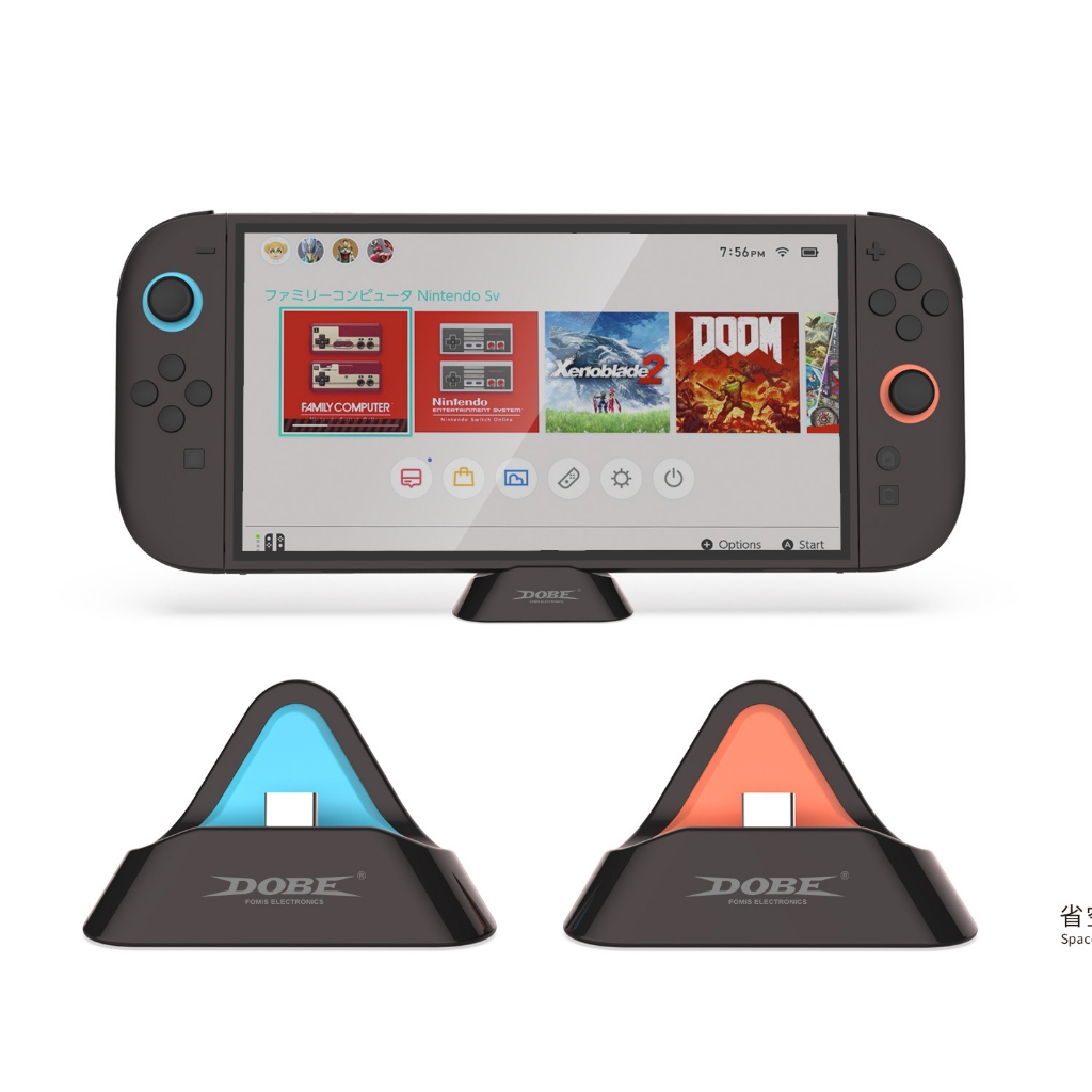 DOBE Dock sạc cho Nintendo Switch 2/Nintendo Switch (OLED)/Nintendo Switch Lite