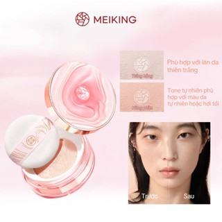 【MEIKING  Phấn phủ hoa hồng dưỡng da Meiking 7g Chống nước kiềm dầu, giữ lớp trang điểm lâu trôi