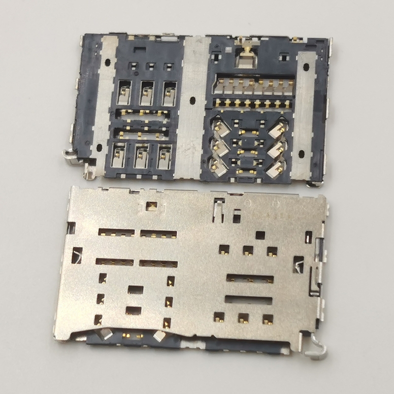 2-10 Chiếc Đầu Đọc Thẻ Sim Đầu Nối Cho LG G6 Plus G5 Hifi SE X Màn Hình Fortune 3 Cricket Phoenix 5 