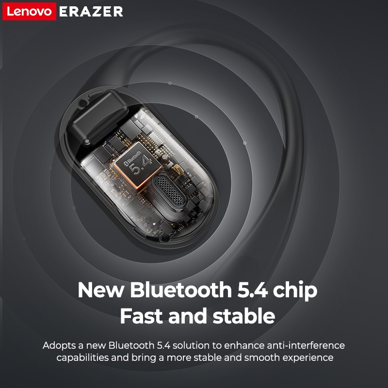 Lenovo ERAZZER XF38 Tai nghe bluetooth dịch  Bluetooth 5.4 Tai nghe chống nước thể thao âm thanh nổi  Màn hình cảm ứng thông minh LCD | BigBuy360 - bigbuy360.vn