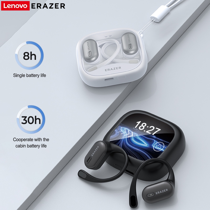 Lenovo ERAZZER XF38 Tai nghe bluetooth dịch  Bluetooth 5.4 Tai nghe chống nước thể thao âm thanh nổi  Màn hình cảm ứng thông minh LCD | BigBuy360 - bigbuy360.vn