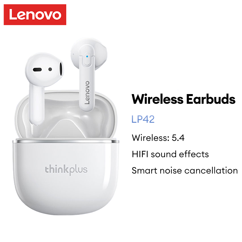 Tai nghe không dây Lenovo LP42 Tai nghe Bluetooth Âm thanh HIFI Âm thanh nổi Âm thanh vòm Giảm tiếng ồn chủ động Bluetooth 5.4 | BigBuy360 - bigbuy360.vn