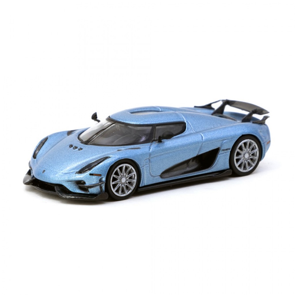 Tarmac Works T64G-TL017-LB 1 / 64 Koenigsegg Regera Ánh Sáng Xanh Kim Loại Diecast Quy Mô Xe Ô Tô