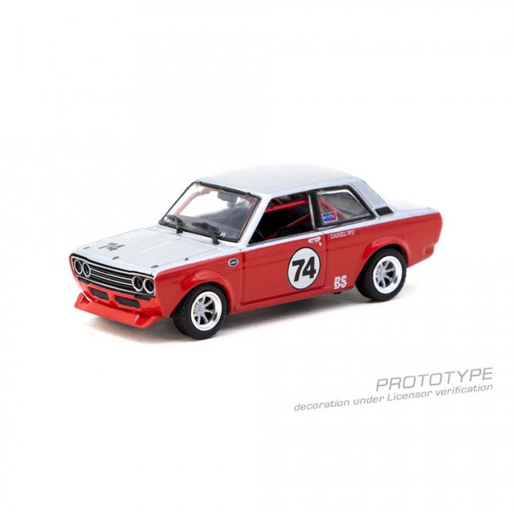 Tarmac Works T64-052-SD 1 / 64 Datsun 510 Trans-Am B-Sedan 2.5 Challenge 2023 Daniel Wu Diecast Quy 