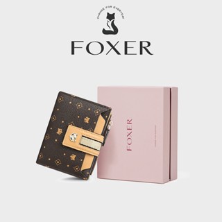 Ví nữ FOXER Ví sành điệu, Hộp đựng thẻ cỡ nhỏ, Túi xách kẹp vé