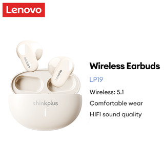 Tai nghe Bluetooth Lenovo LP19 Tws Tai nghe không dây Hifi Stereo Chống nước Khử tiếng ồn thông minh Mini có micrô