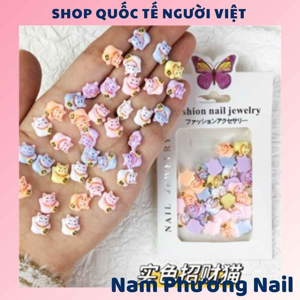 10 charm mèo thần tài 🌸 Nam Phương Nail 🌸