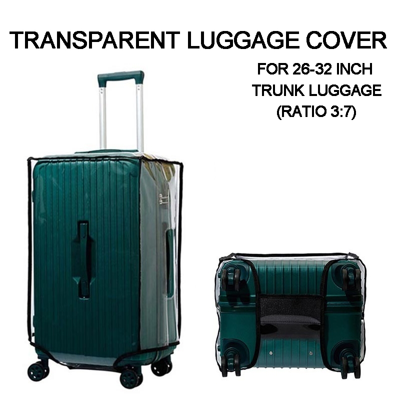Trunk Luggage Cover Vỏ Hành Lý PVC Cho 28 Inch Đến 32 Inch