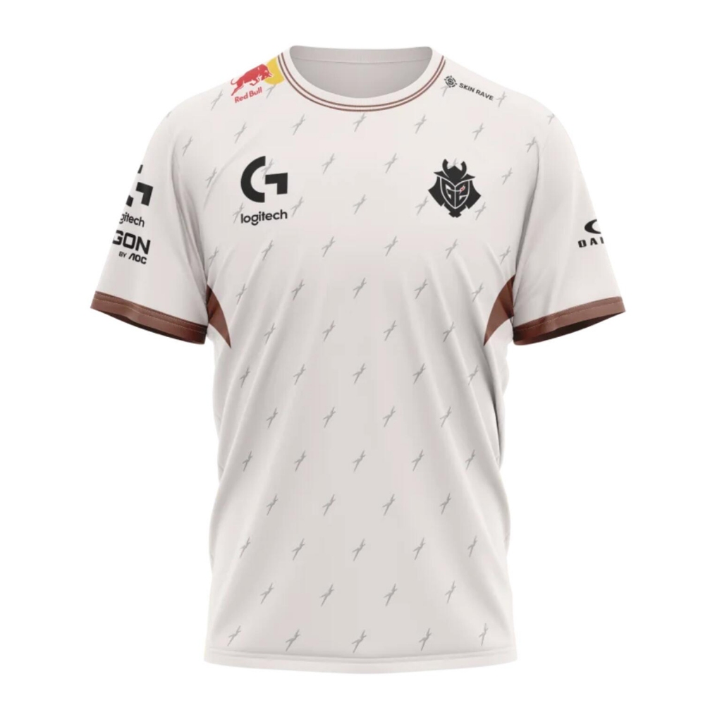 2025 Mới G2 Esports Club Người đam mê chơi game CSGO League of Legends Áo thun nam chơi game