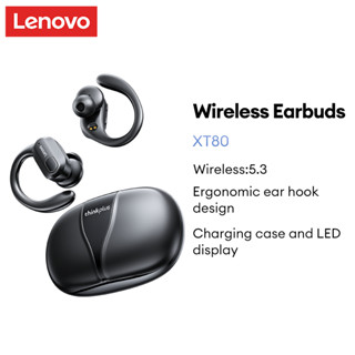 Tai nghe Bluetooth Lenovo XT80 IPX7 Màn hình kỹ thuật số thông minh chống nước Tai nghe không dây Bluetooth 5.3