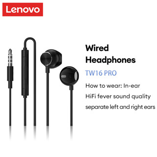 Tai nghe nhét tai có dây Lenovo TW16 Pro 3.5mm Type-C có micrô cuộc gọi HD