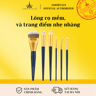 Cọ trang điểm AMORTALS Phong cách khác nhau Cọ che khuyết điểm Cọ kẻ mắt Cọ trang điểm Chi tiết Đầu tròn Đầu phẳng Phấn mắt Góc chéo Cọ nền lưỡi rộng Giao hàng nhanh tận nơi