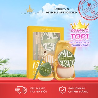  Bông mút AMORTALS Phong cách tùy chọn Powder Puff Air Cushion Kem nền siêu mềm không ăn Kem nền dạng lỏng Trang điểm đặc biệt dành cho trang điểm Giao hàng nhanh tận nơi 