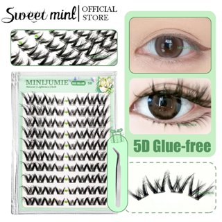 Minijumie 5D Lông mi giả không keo Lông mi tự dính nối dài tự nhiên cho người mới bắt đầu