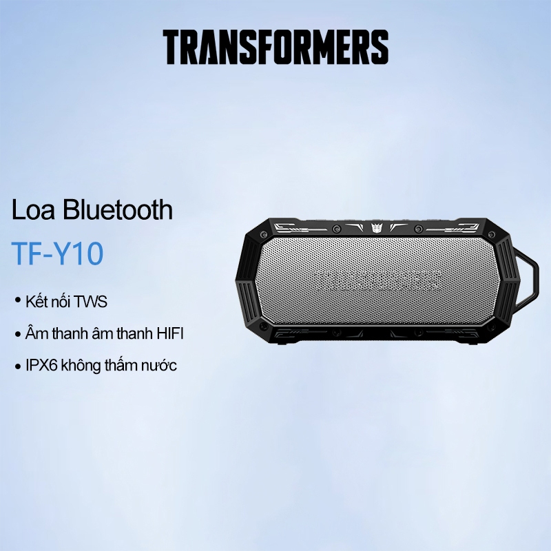 Transformers TF-Y10 Loa Bluetooth HIFI Stereo HD Cuộc gọi thoại Độ trễ thấp Bluetooth 5.4 Tuổi thọ p