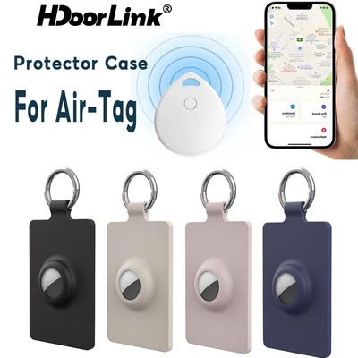 Hdoorlink Vỏ Bảo Vệ Cho Túi Khí Chống Mất Có Móc Khóa Silicon Bảo Vệ Cho Thẻ Chìa Khóa