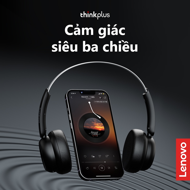 Tai nghe Bluetooth Lenovo TH66 Chất lượng âm thanh siêu âm HIFI Giảm tiếng ồn và micrô BT5.4 | BigBuy360 - bigbuy360.vn