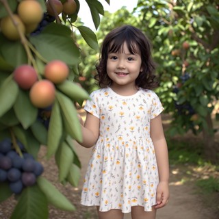  Sanlutoz Kỳ Nghỉ Mùa Hè Cho Bé Trẻ Em Váy Ngắn Tay Hoa Quần Áo Trẻ Em Bé Gái Váy Cotton 