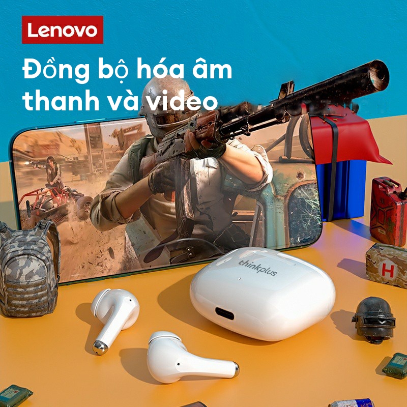Tai nghe Lenovo LP40 ProTWS Tai nghe Bluetooth Tai nghe thể thao không dây Tai nghe giảm tiếng ồn Điều khiển cảm ứng 250mAH HD Stereo Tai nghe chơi game có độ trễ thấp Bluetooth 5.3 | BigBuy360 - bigbuy360.vn