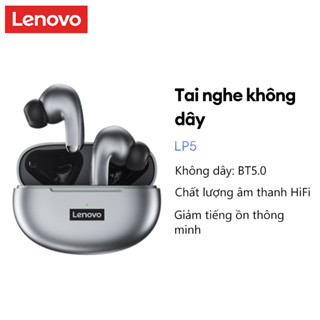 Tai nghe Bluetooth không dây Lenovo LP5 độ trễ thấp tích hợp micro chơi game tập thể thao ipx5 BT5.0