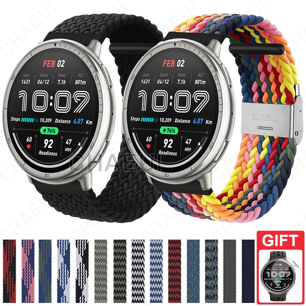 Phụ kiện dây bện bằng Nylon cho Amazfit Active 2 / Active 2 Square
