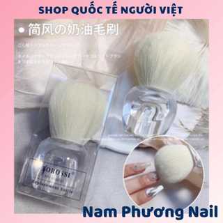 Cọ chổi phủi bụi nail cán ngắn siêu đẹp mẫu mới sang trọng