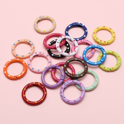 Beadia 1-5 Miếng 25 Mm Hợp Kim Hai Mặt Nhỏ Giọt Dầu Sóng Chìa Khóa Cho DIY Trang Sức Vòng Tay Vòng Cổ Làm Phụ Kiện