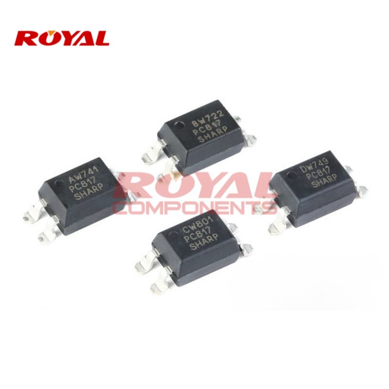 10 Chiếc PC817 A / B / C / D SMD4 Photocoupler 100% Mới Chính Hãng PC817 Loại Gắn