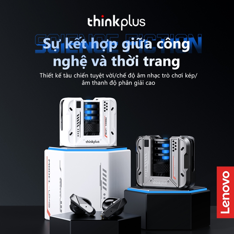 Tai nghe Bluetooth Lenovo LP49 Chống thấm nước thể thao Giảm tiếng ồn thông minh Mic Bluetooth 5.4 | BigBuy360 - bigbuy360.vn