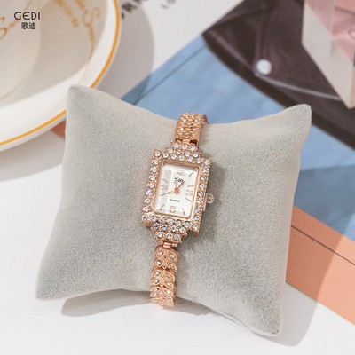 Đồng hồ nữ thời trang bầu trời đầy sao JW Light Luxury Square JW-8097