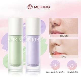 Kem lót kem chống nắng MEIKING 30g trang điểm kiềm dầu nâng tông che lỗ chân lông làm mịn da