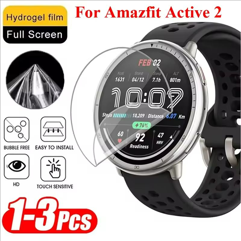 Phim bảo vệ màn hình trong suốt mềm mại Full Cover cho Amazfit Active 2 / Amazfit Active 3 Premium