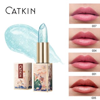 CATKIN MOONLIGHT COLOR-CHANGING LIP BALM Son dưỡng  môi lâu trôi thay nhiên thành phần vitamin E