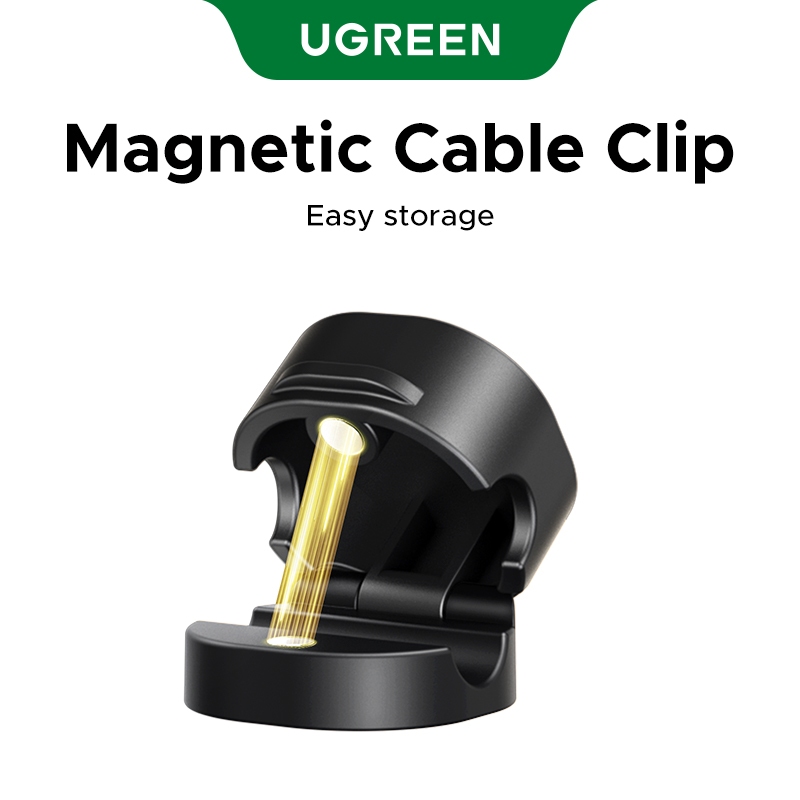[Không có cáp] Khóa quản lý cáp từ tính UGREEN 3 gói / 6 gói Chất liệu nhựa màu đen | BigBuy360 - bigbuy360.vn