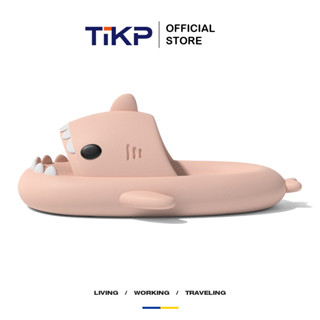 TIKP dép đi trong nhà ngoài trời thiết kế cá mập dễ thương siêu nhẹ chống trượt cho cặp đôi nam nữ