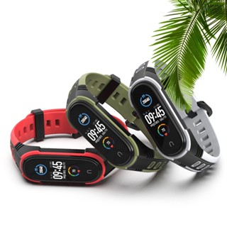 MIJOBS cho Mi Band 8 7 6 5 4 3 Dây đeo cổ tay cho Xiaomi Miband 5 4 3 Dây đeo TPU chống thấm nước cho Miband 6 Vòng đeo tay NFC Global Band Miband 7 Đồng hồ thông minh