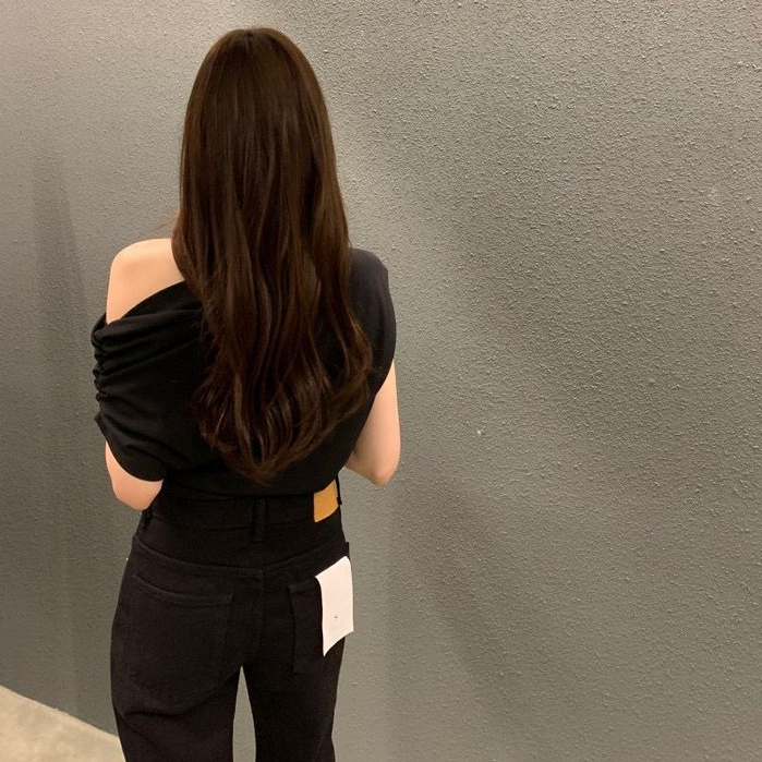 【WJZ】Áo thun tay ngắn hở vai rộng rãi cho nữ【P13】 | BigBuy360 - bigbuy360.vn